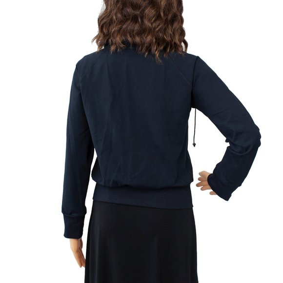 Blue Fish Active Wear Black Jacket Pink Dot Collar - Picture 2 of 10